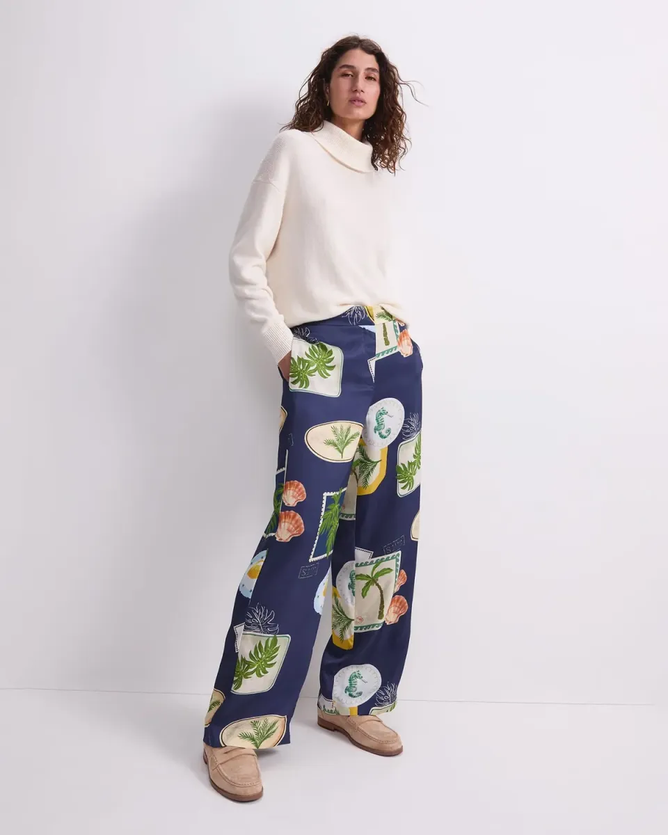 Sportscraft Piper pantalon large imprimé taille élastique