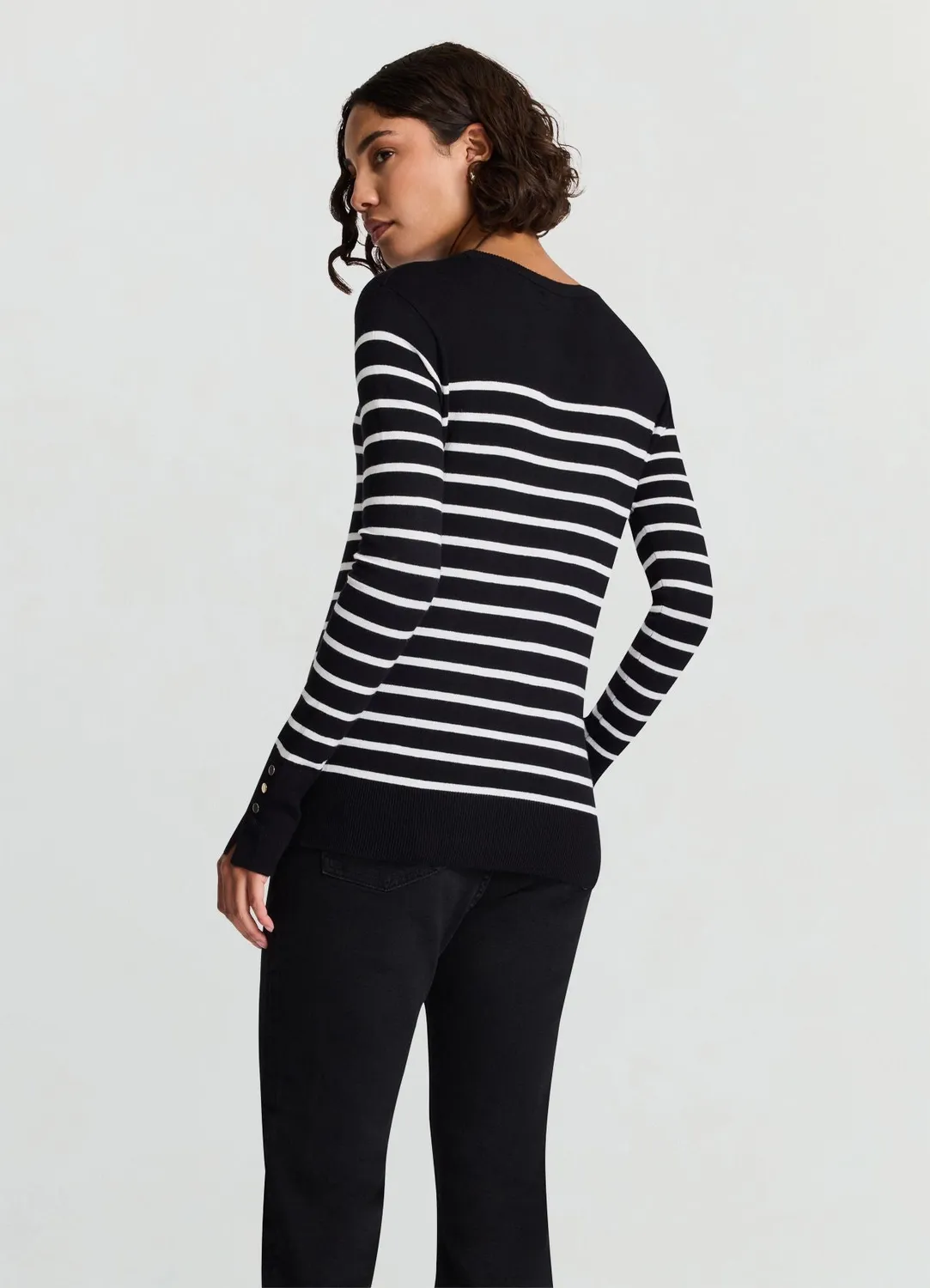 Calliope rayures pull femme manches longues rayé
