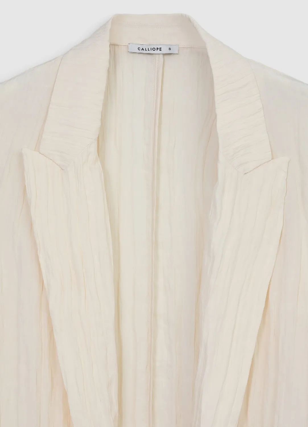 Calliope Crinkle veste femme effet froissé