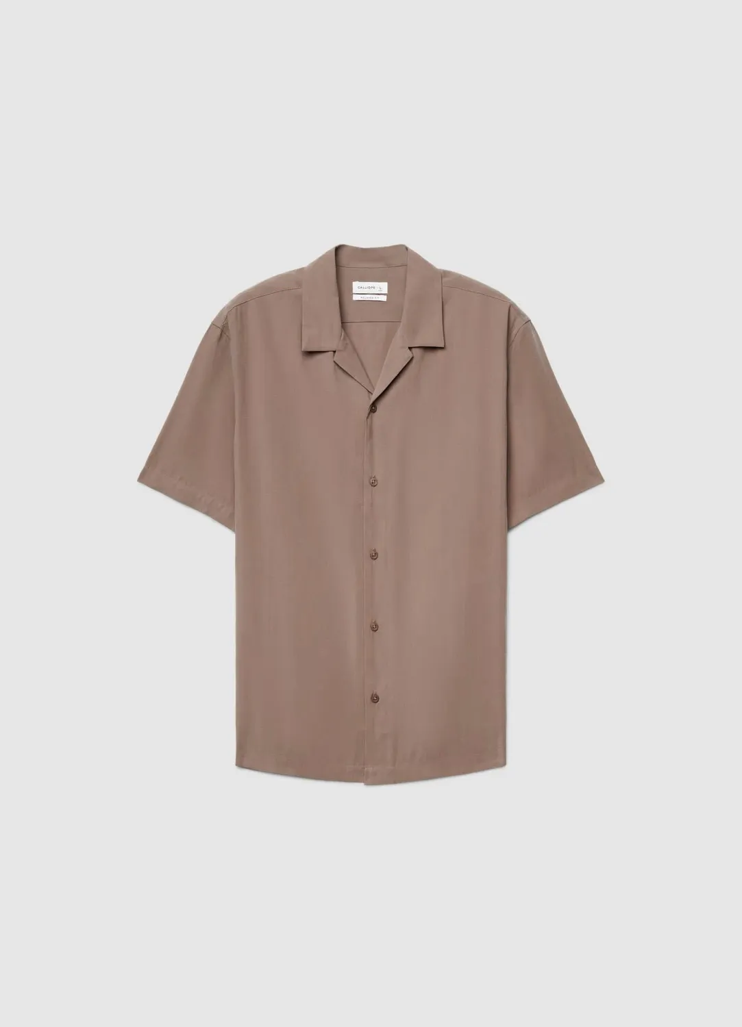 Calliope bowling chemise homme manches courtes unie