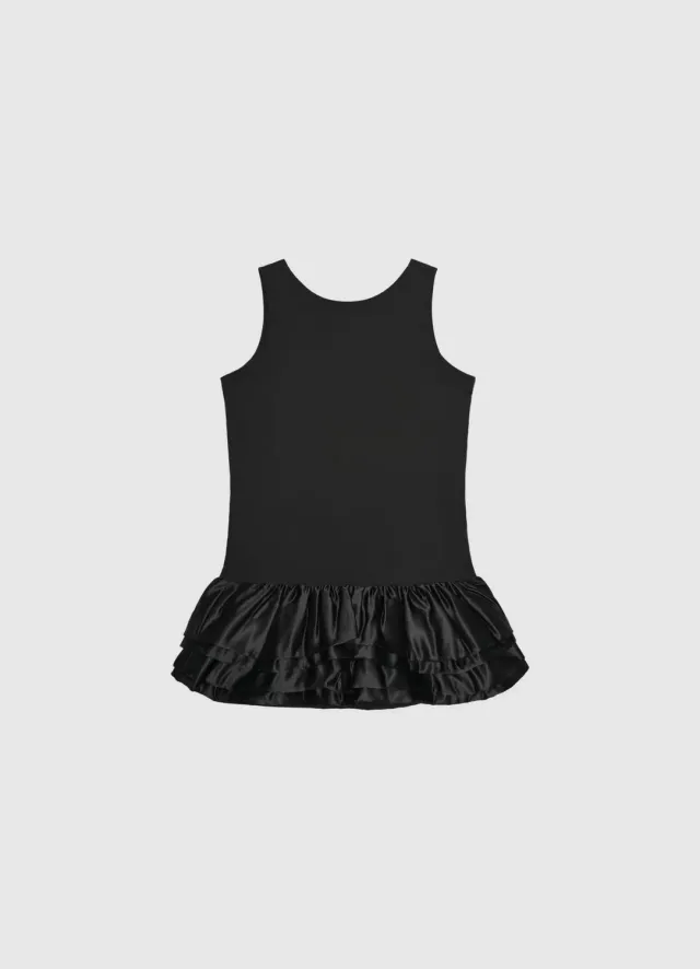 Calliope Robe volants fille sans manches zip dos