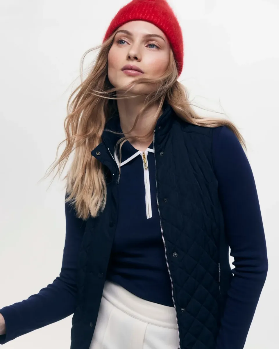 Sportscraft Lucy sweat coton col zippé femme