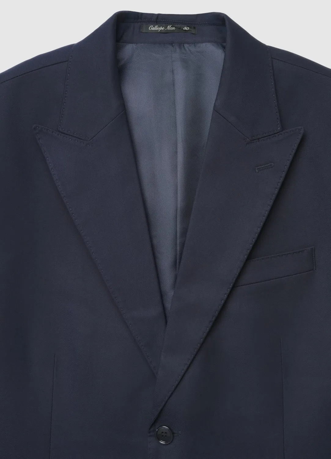 Calliope veste monopetto 2 boutons homme