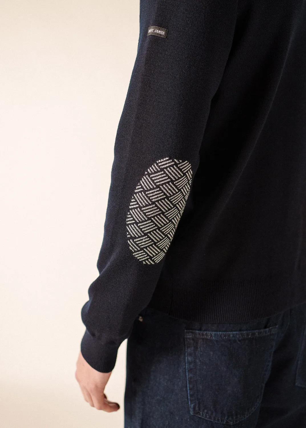 Saint James Equipage cardigan laine navy