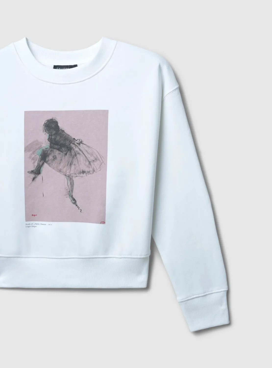 Calliope sweat imprimé femme col rond taille S