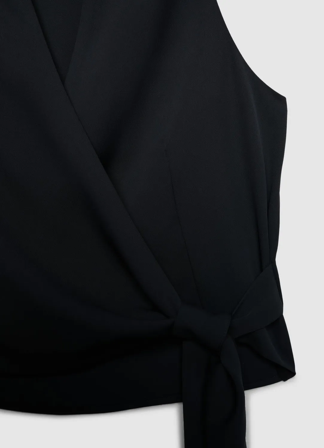Calliope Top Croisé top femme portefeuille à nouer