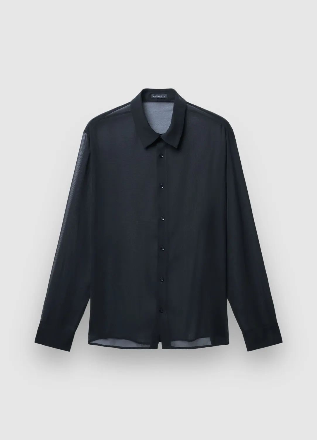 Calliope chemise georgette homme manches longues