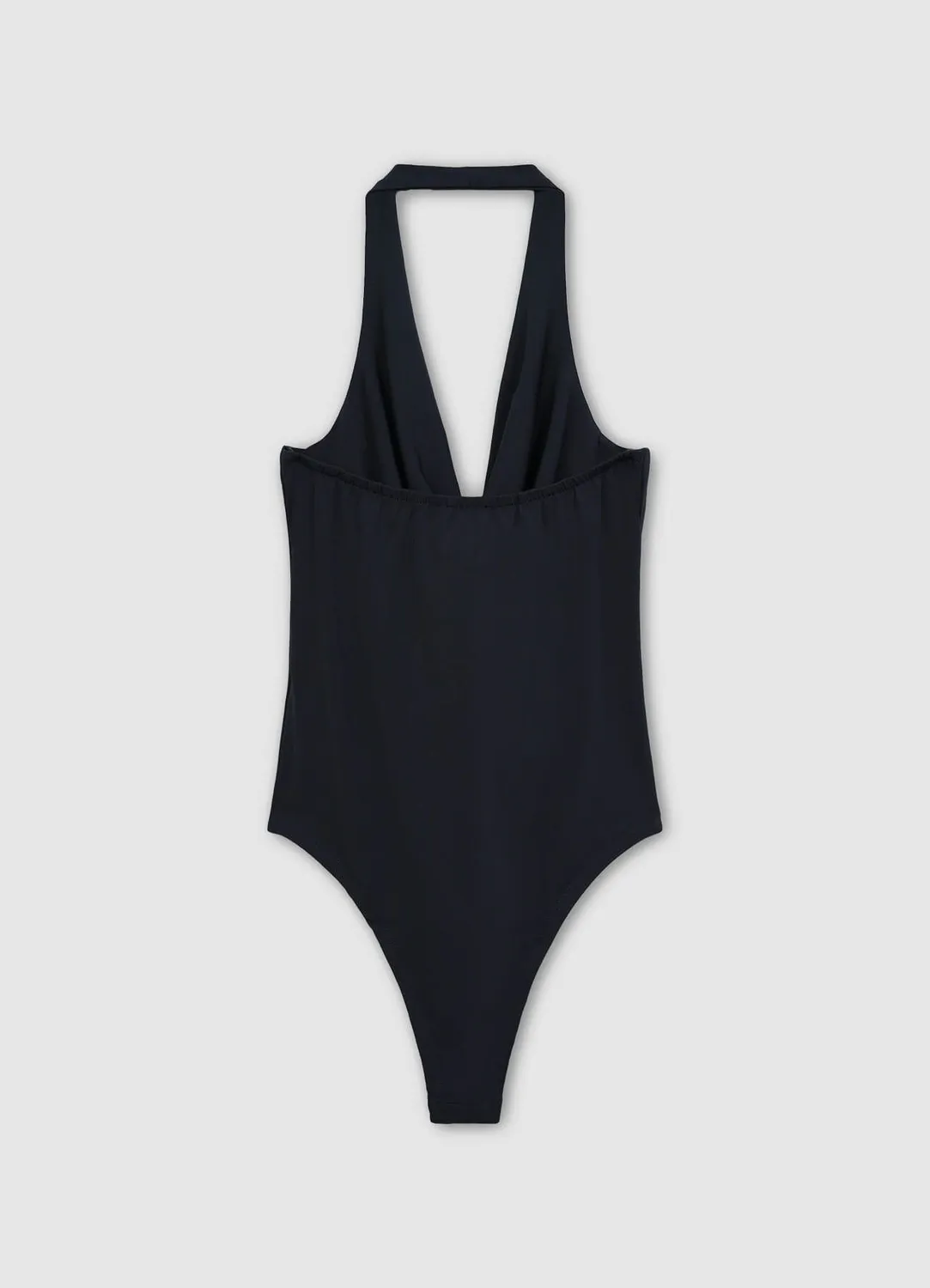 Calliope Body halterneck sciallato body femme col licou