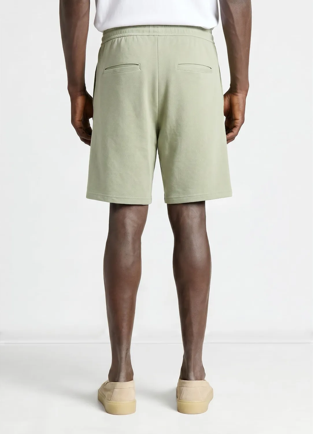 Calliope Short jogging homme uni à cordon
