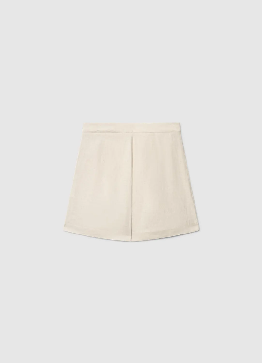 Calliope jupe-short boutons latéraux femme uni