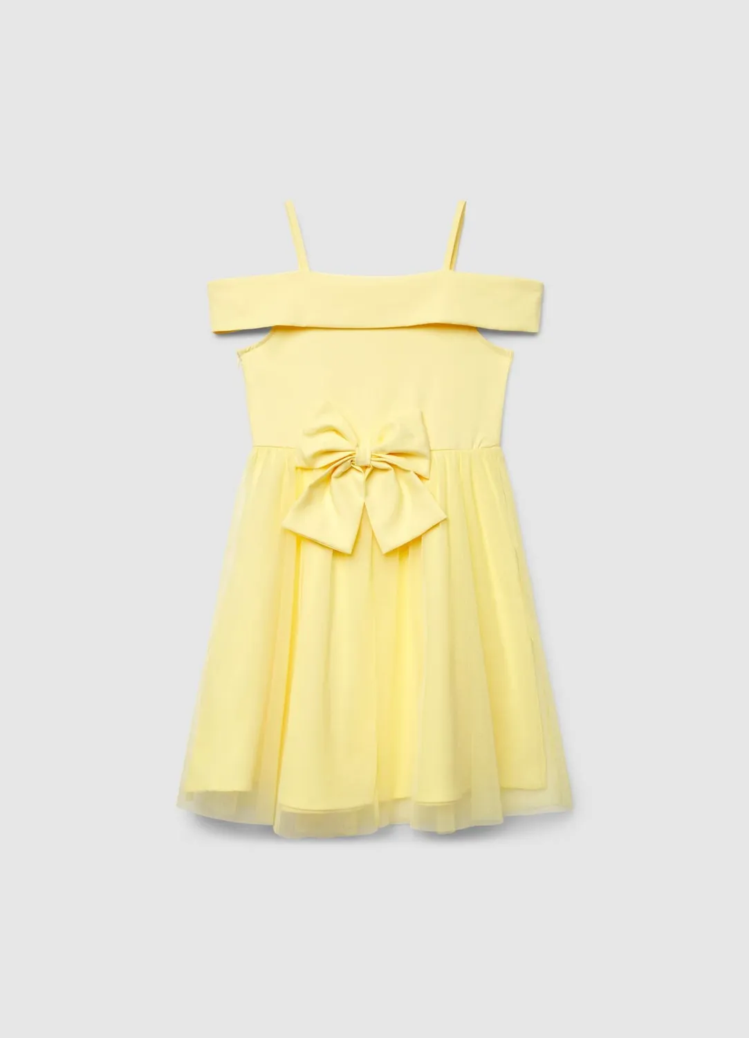 Calliope robe fille épaules dénudées tulle