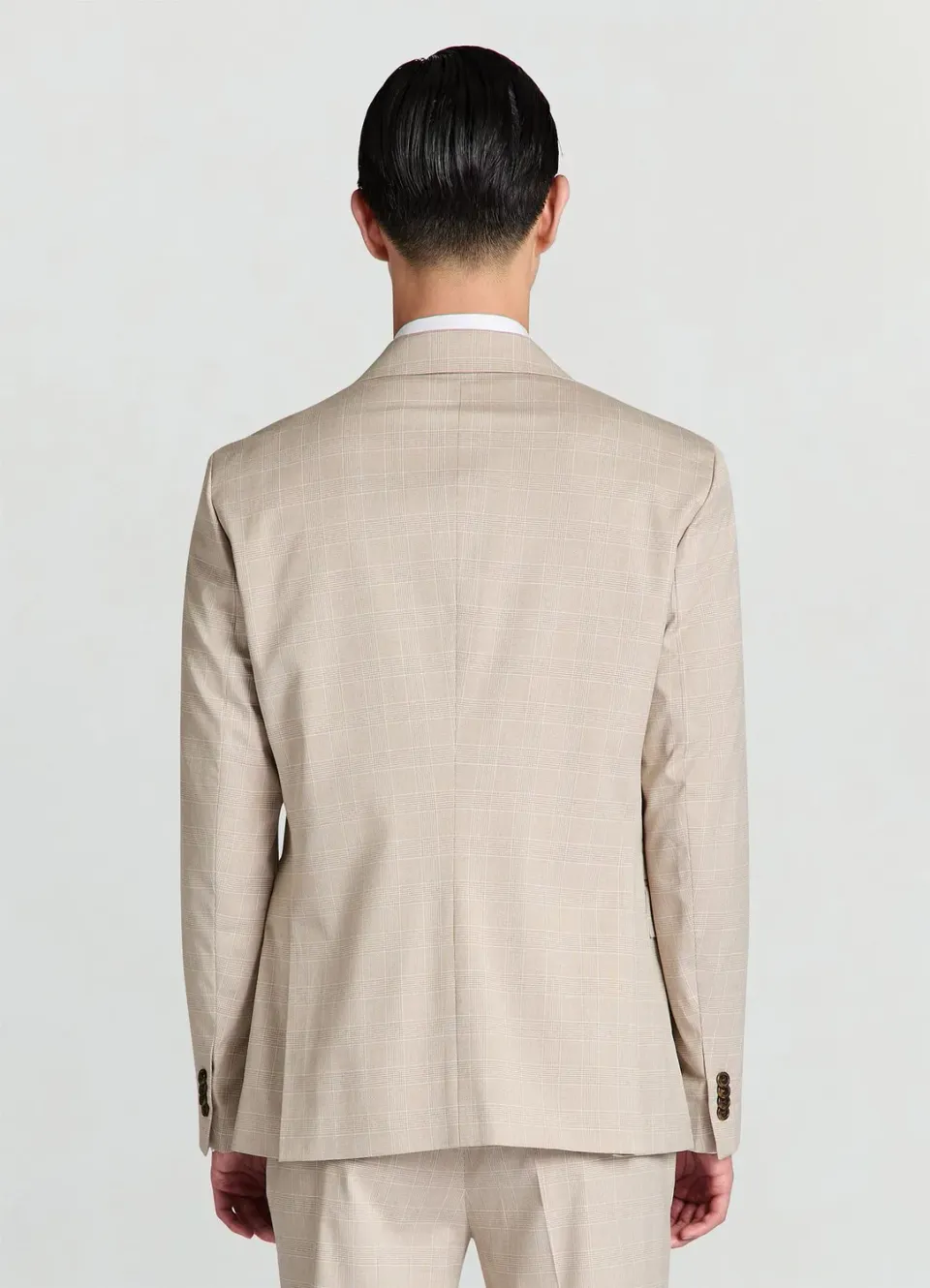 Calliope veste à carreaux homme 2 boutons doublée