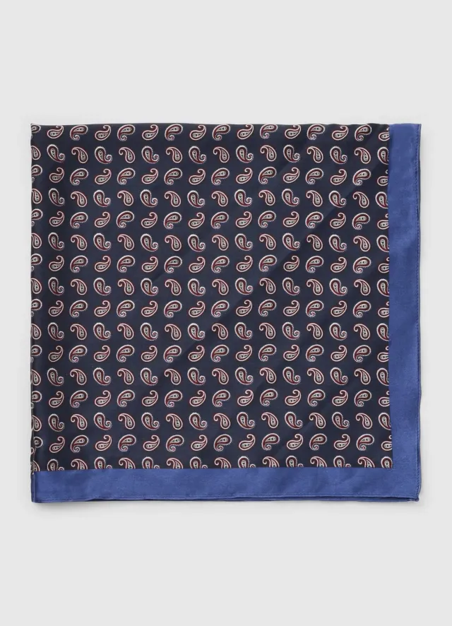 Calliope foulard homme paisley 68x68
