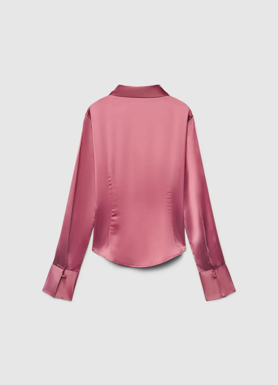 Calliope chemise crop satinée soirée femme