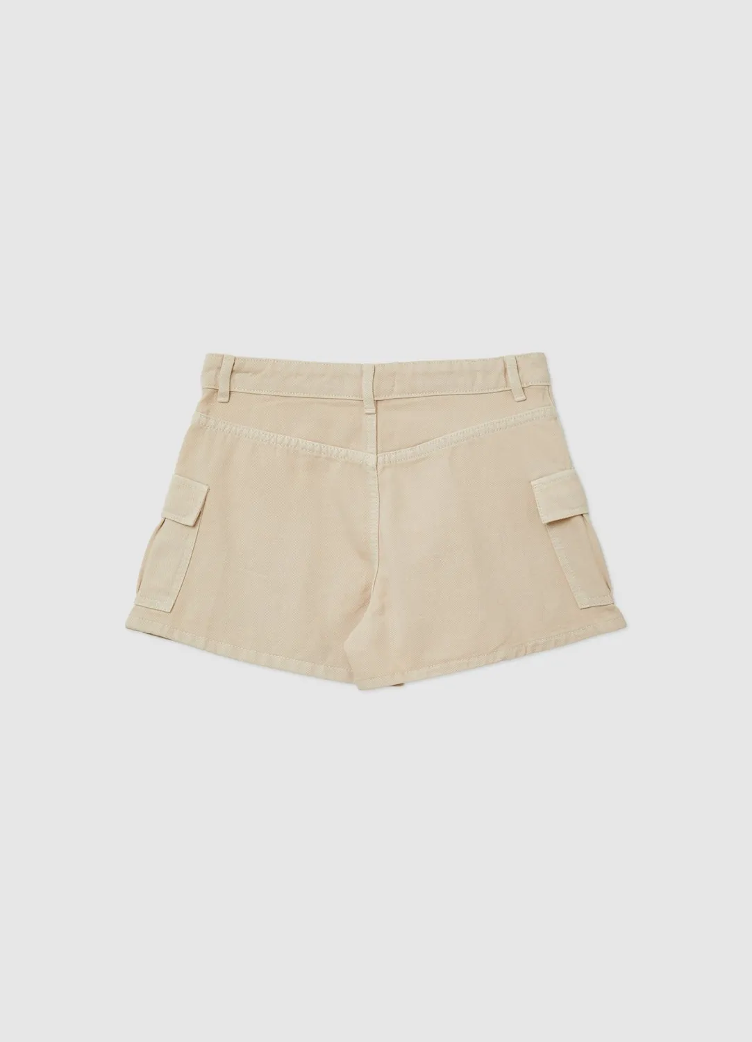 Calliope short cargo fille poches plaquées utility