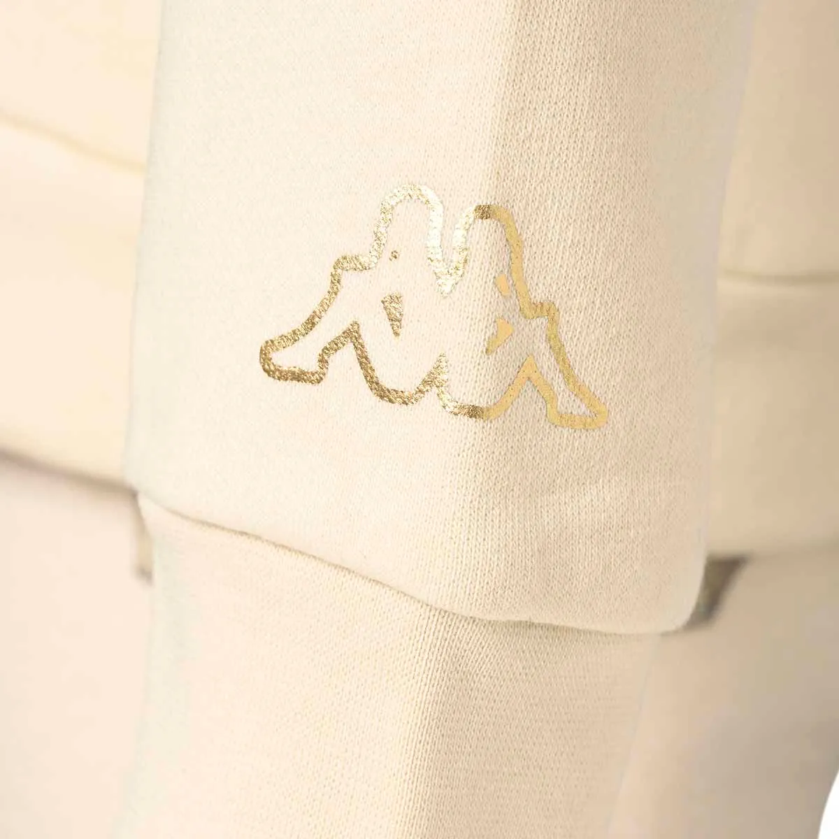 Kappa Biscot sweat fille blanc coton enjoy