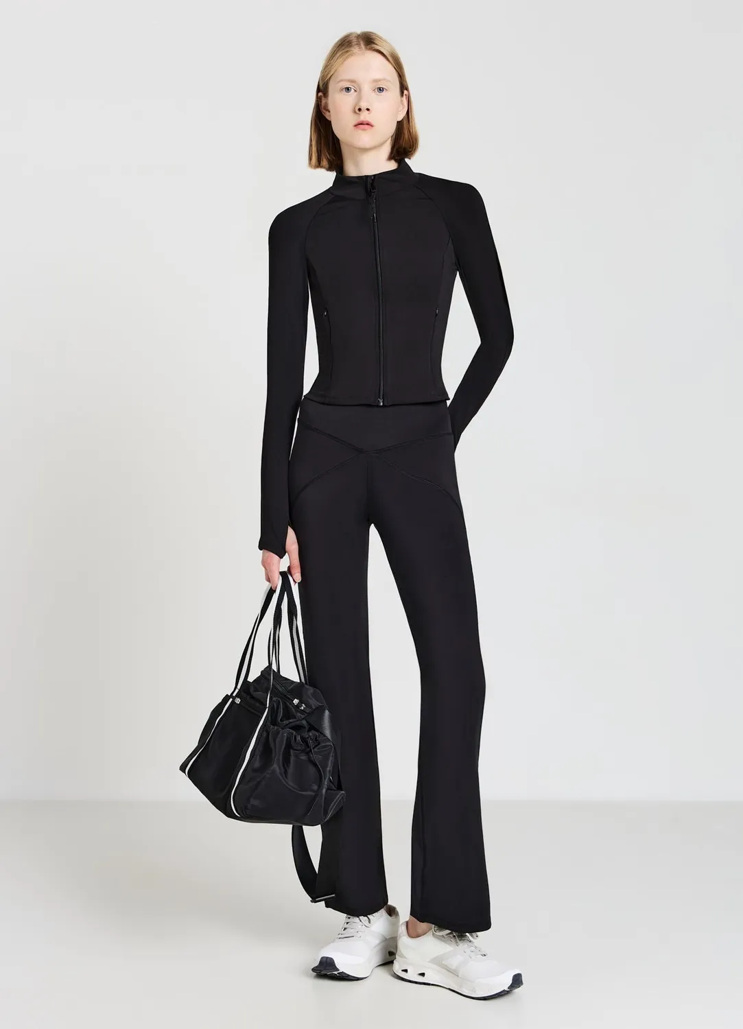 Calliope legging femme taille haute coutures M
