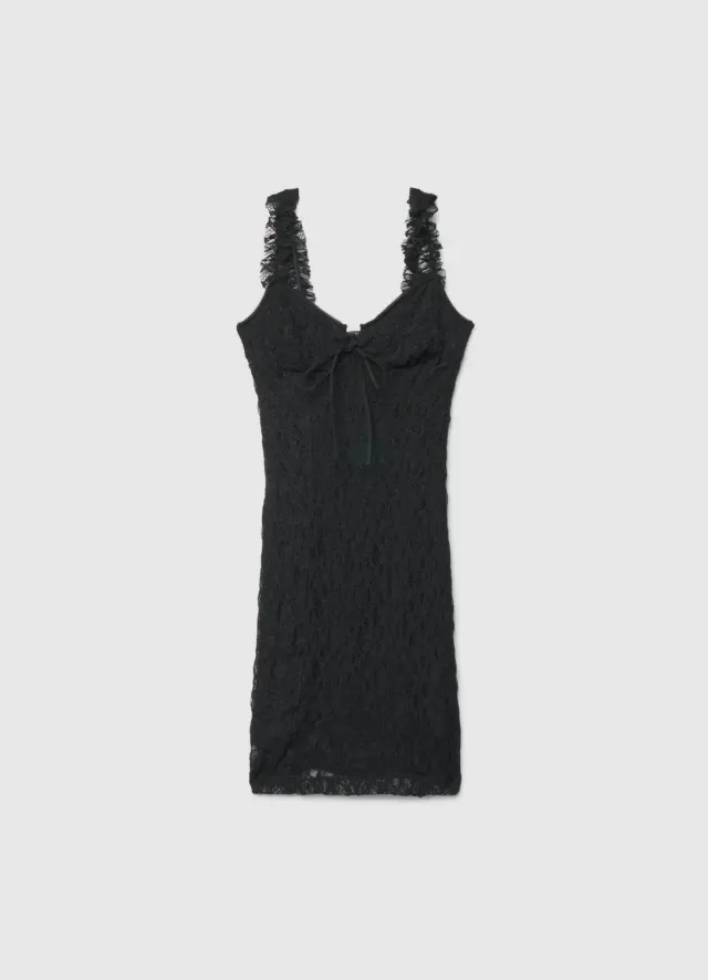 Calliope Atelier robe dentelle lacets soirée