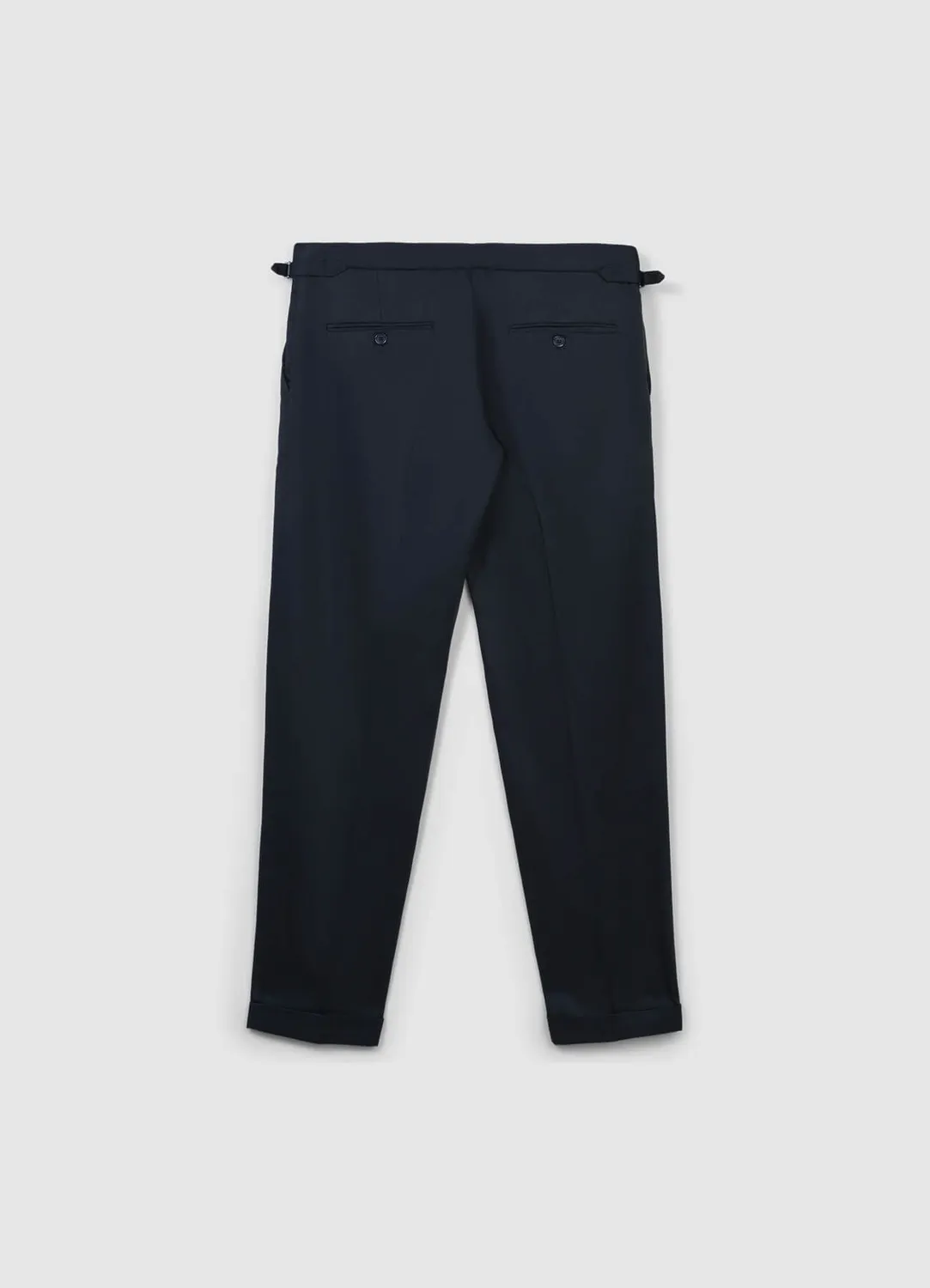 Calliope pantalon sartorial martingale homme coupe droite