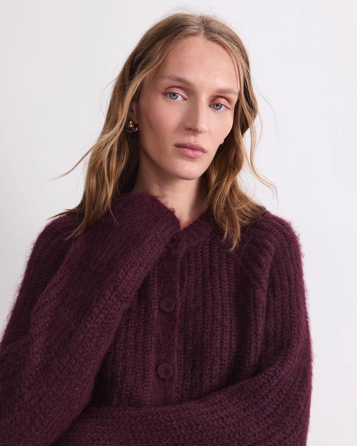 Sportscraft Tatiana cardigan mohair brossé