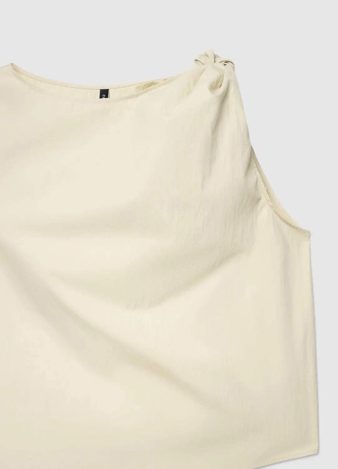 Calliope noeud epaule top sans manches femme