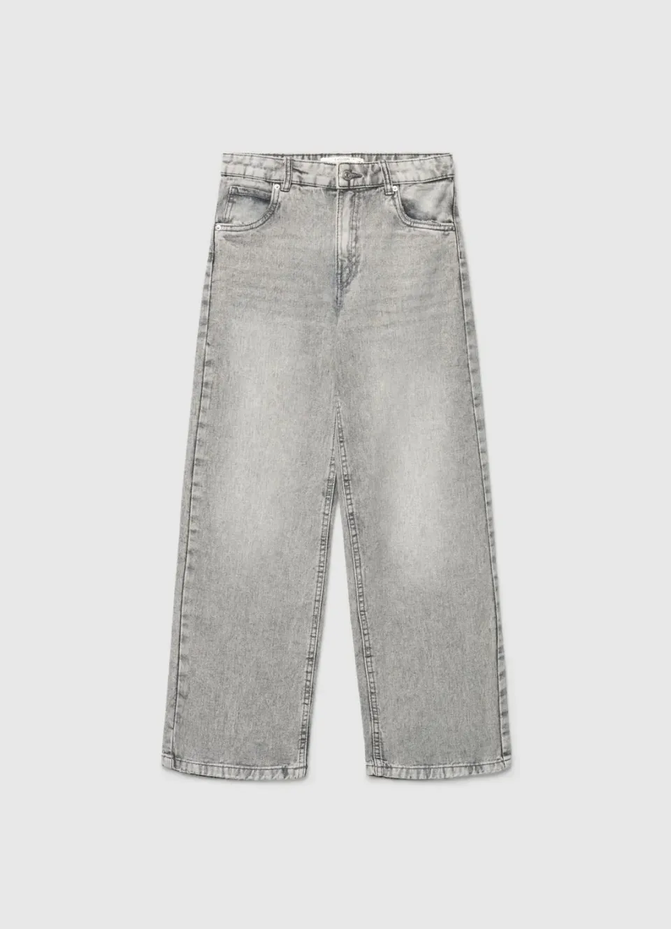 Calliope Wide Leg jean fille uni coupe large