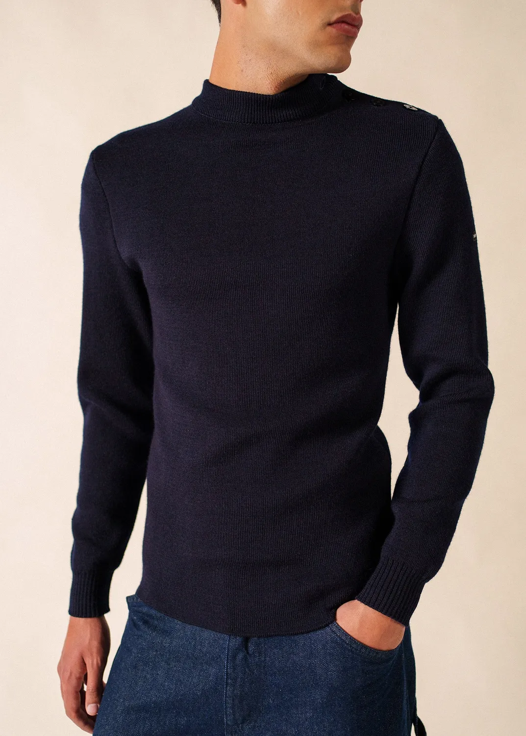 Saint James Matelot pull marin marine pur laine