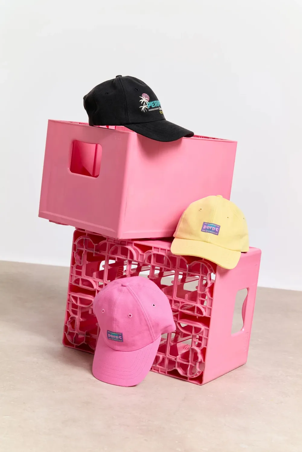 Perpète casquette rose coton bio réglable