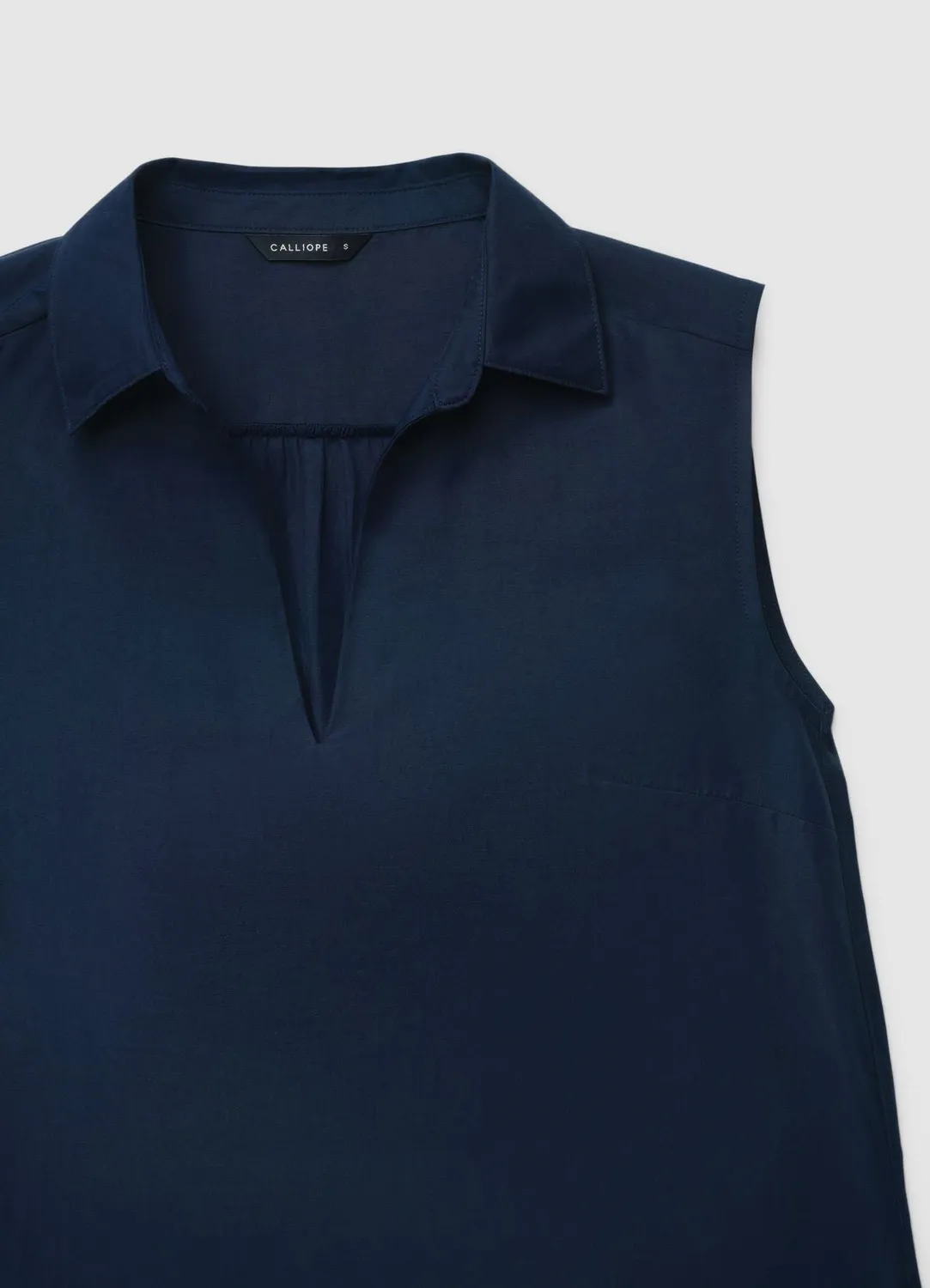 Calliope blouse sans manches femme col V bureau