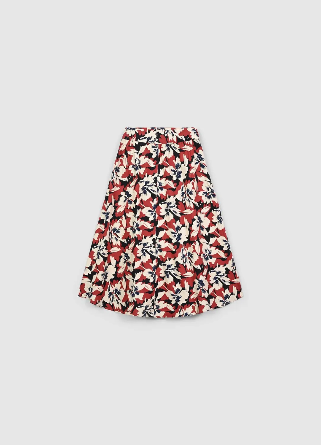Calliope Jupe Longue Évasée Femme Coton À Motifs