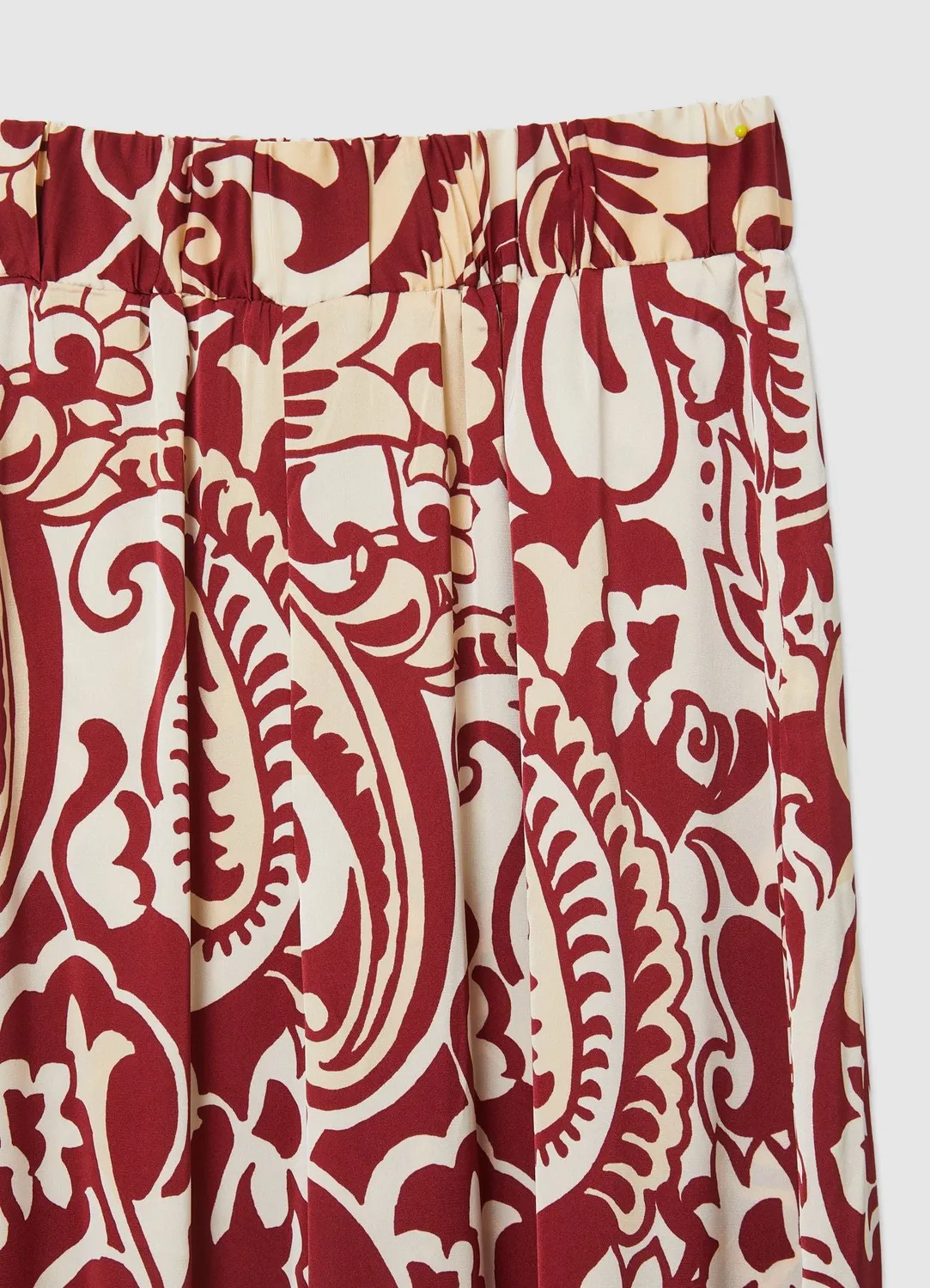 Calliope pantalon large femme paisley taille élastique