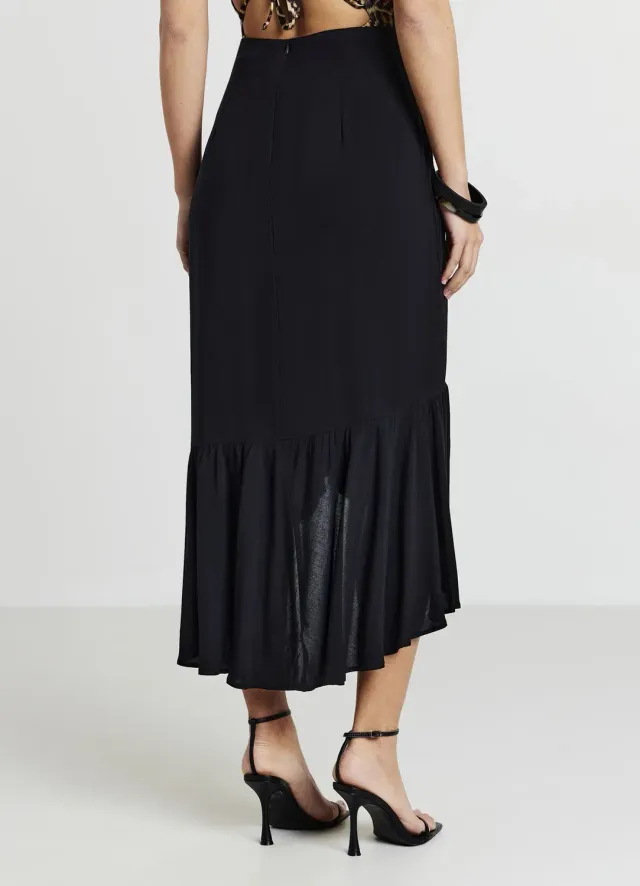 Calliope jupe longue portefeuille femme