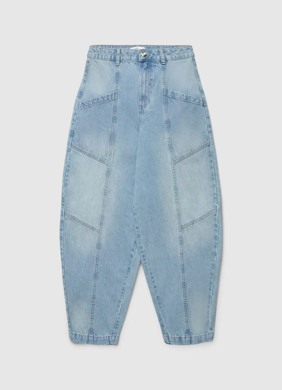 Calliope jean balloon femme coutures panneaux