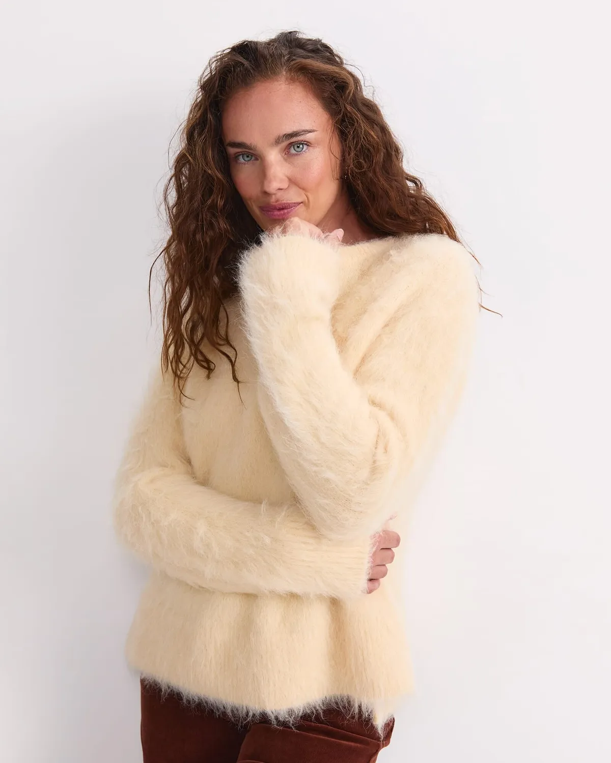 Sportscraft Alpaca Blend 120654 pull femme col rond