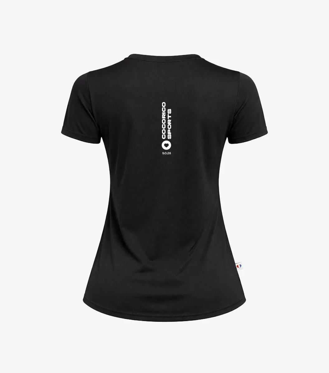 Cocorico Focus t-shirt sport femme noir technique