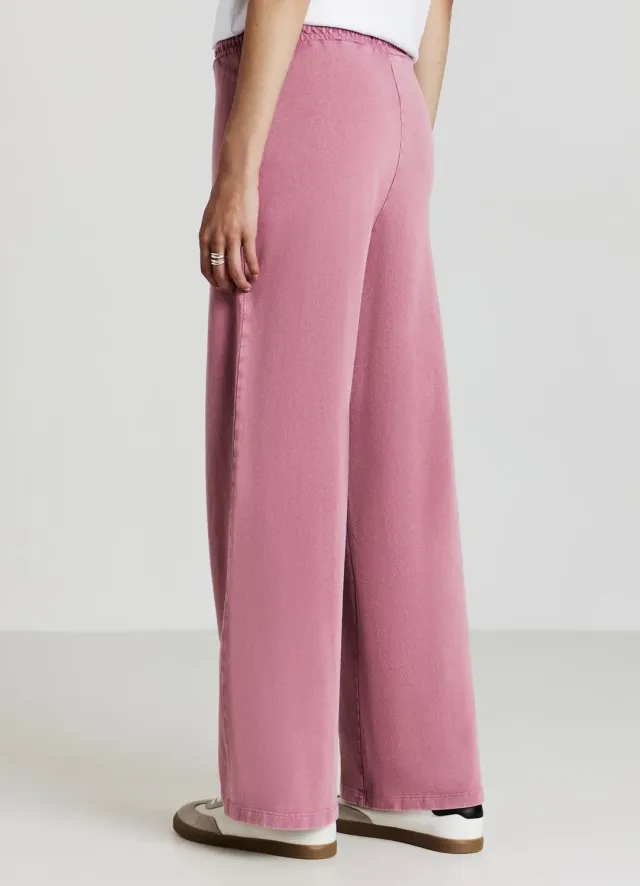 Calliope pantalon jogging palazzo femme coupe large