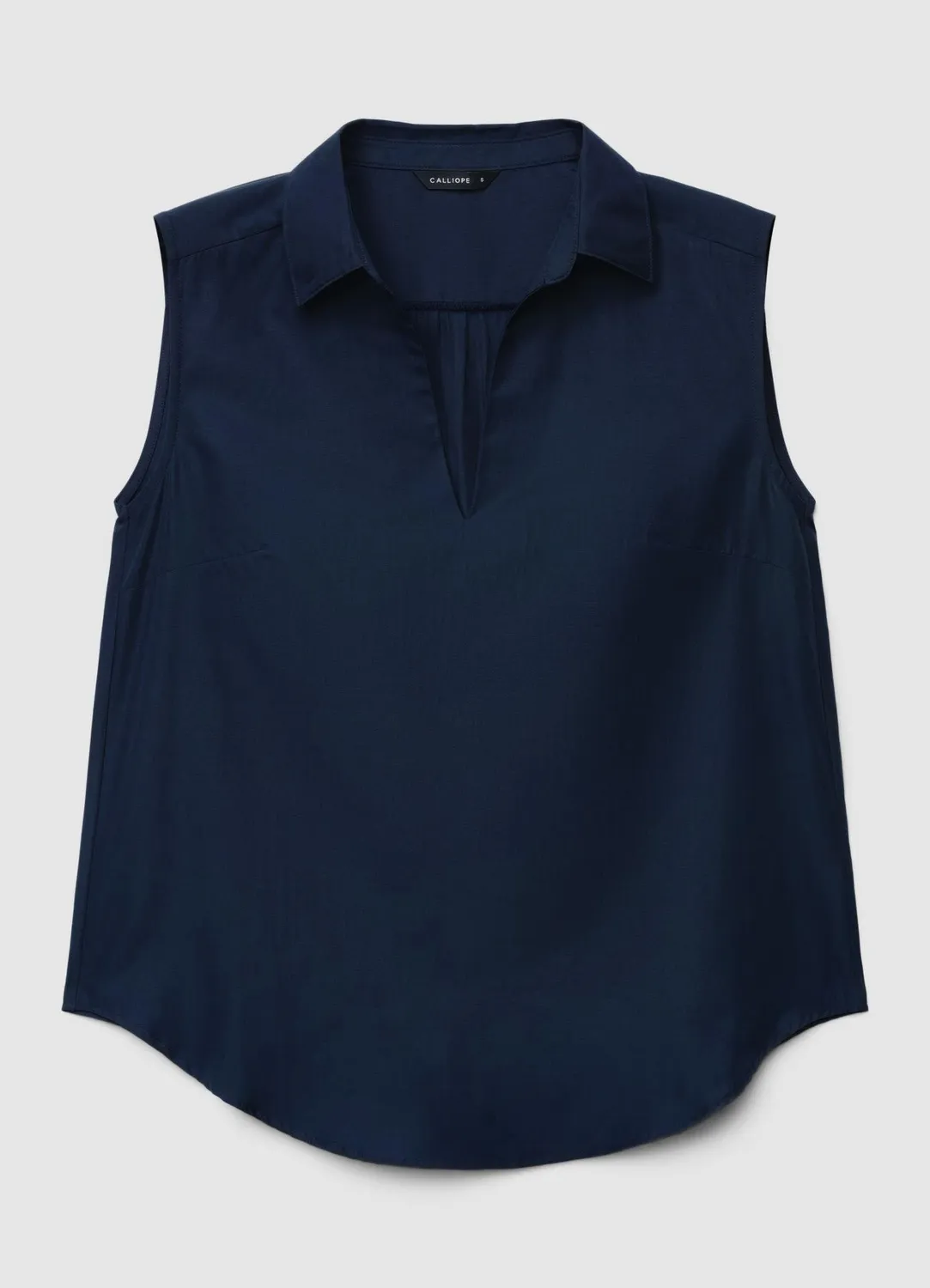 Calliope blouse sans manches femme col V bureau