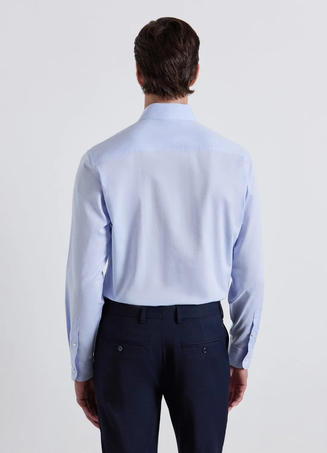 Calliope chemise homme tissu operato unie manches longues