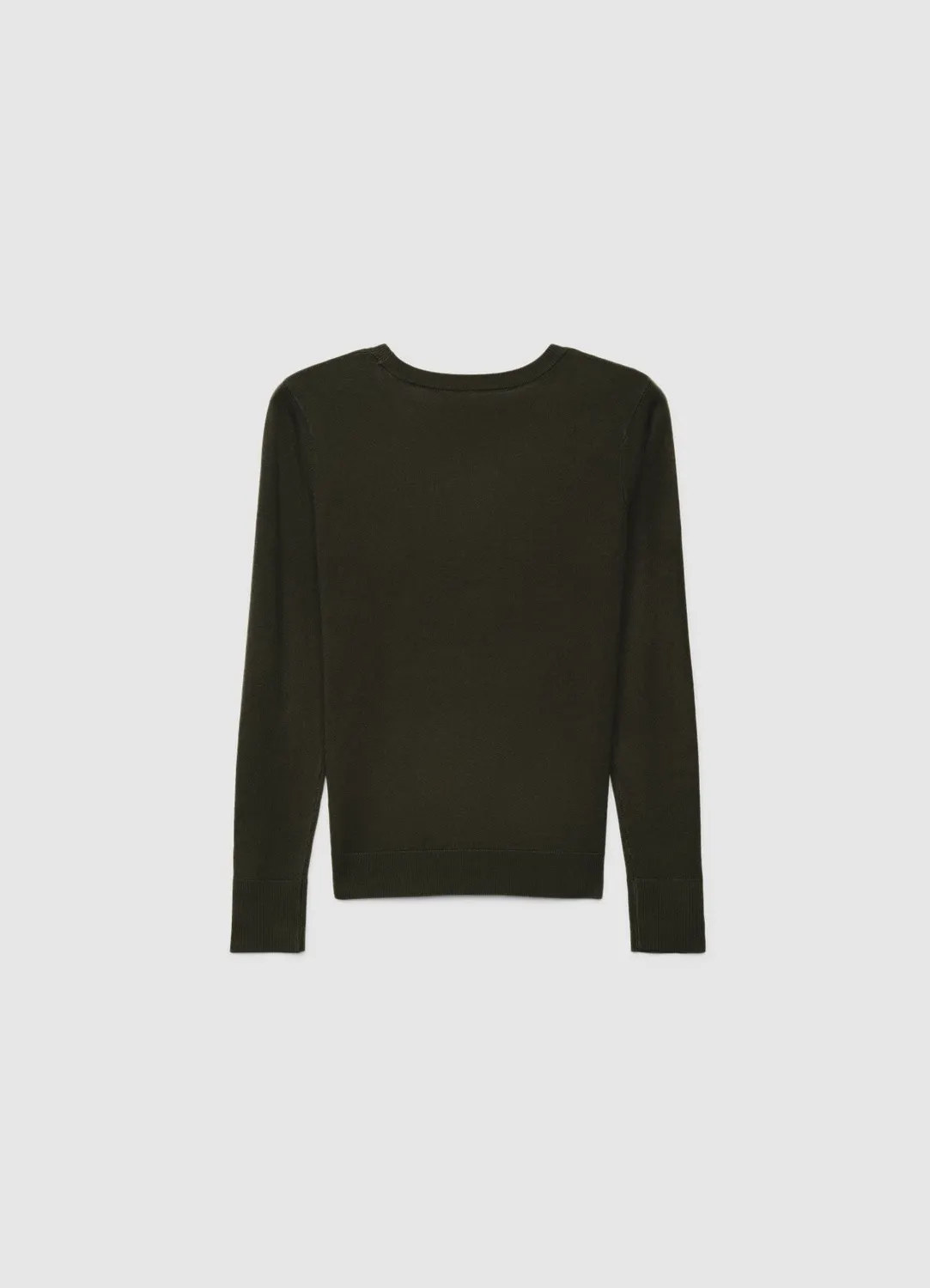 Calliope pull col rond uni manches longues femme