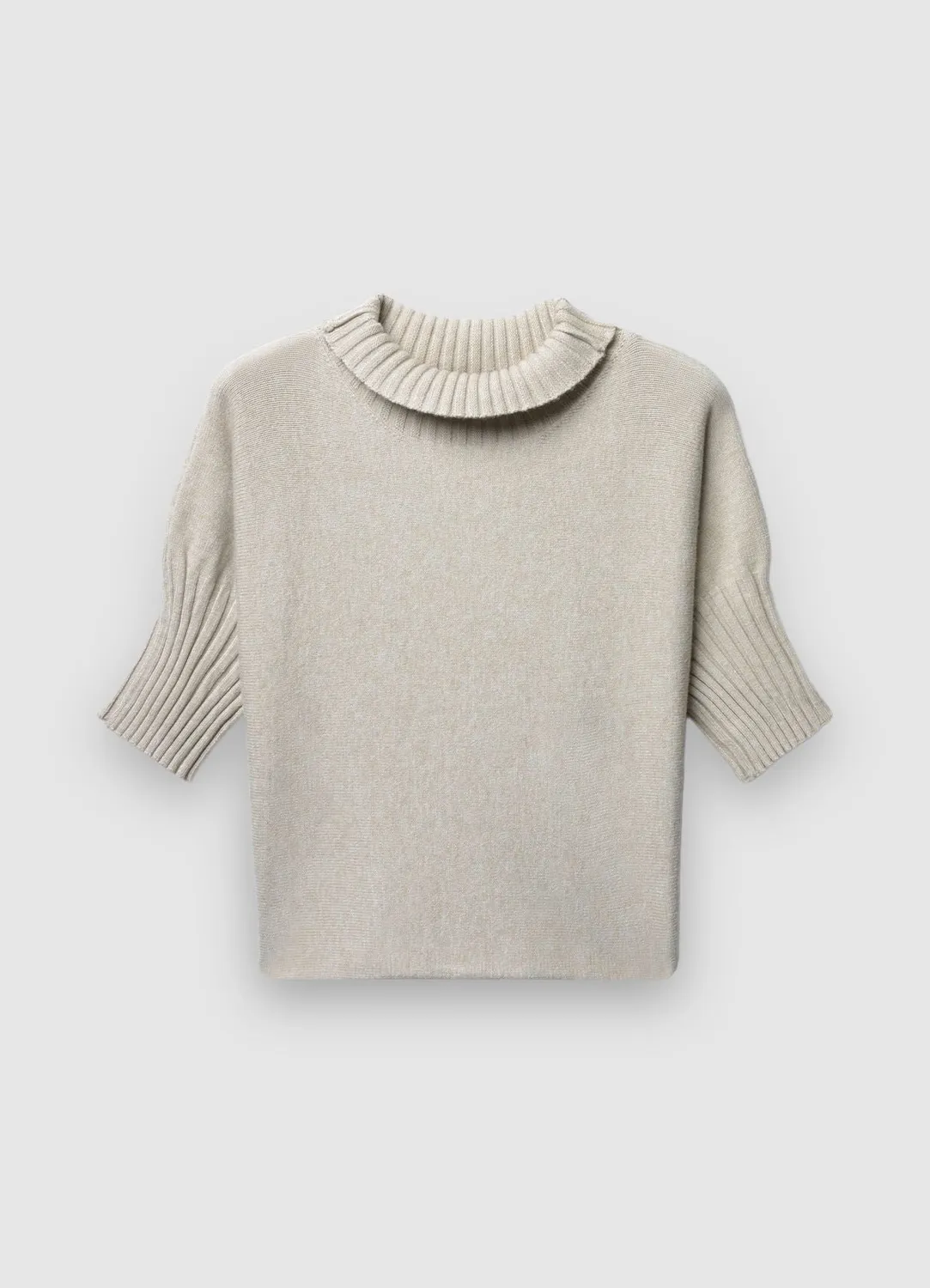 Calliope pull col cratère manches 3/4 taille S