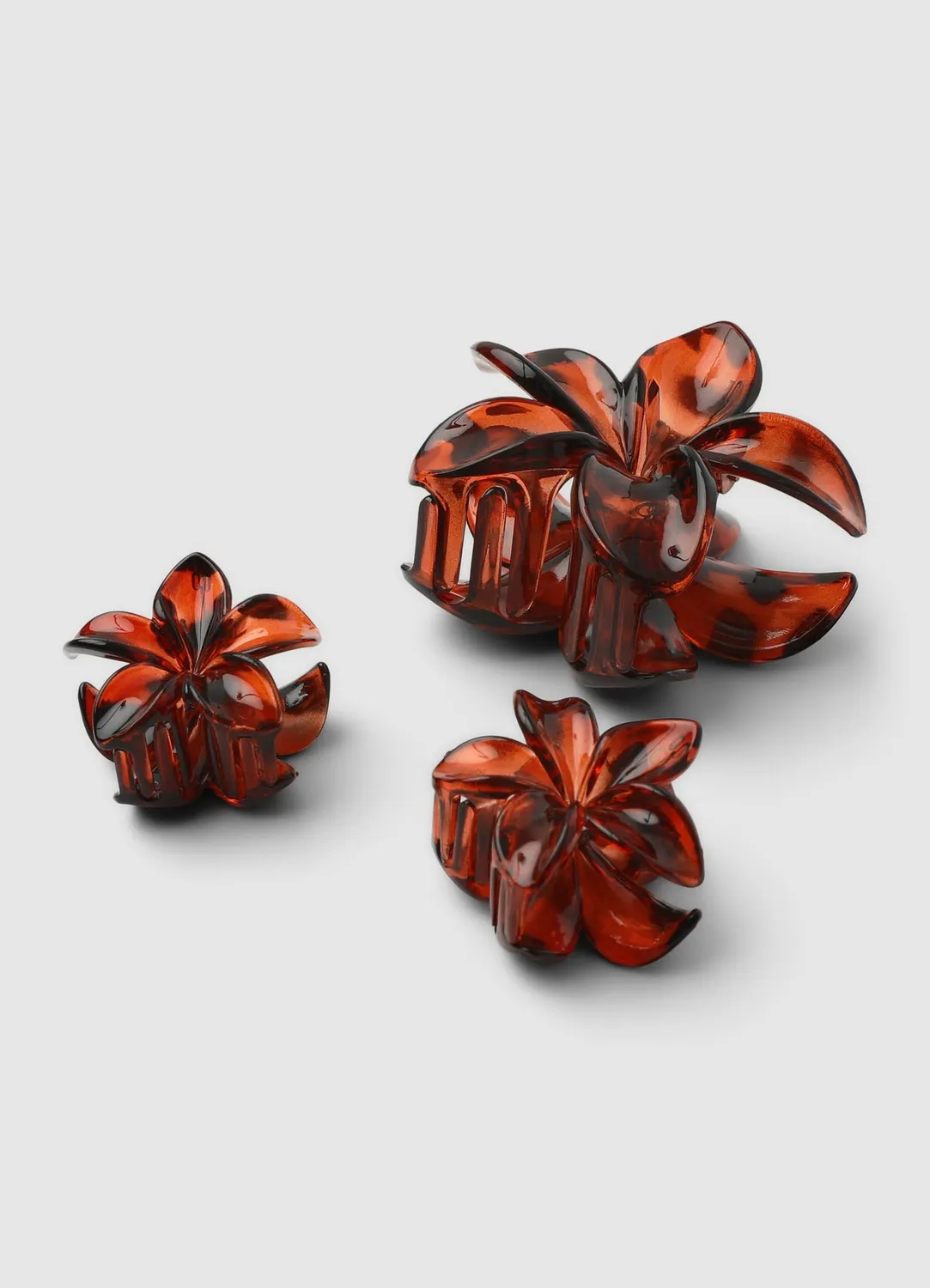 Calliope lot 3 pinces fleur pince cheveux femme