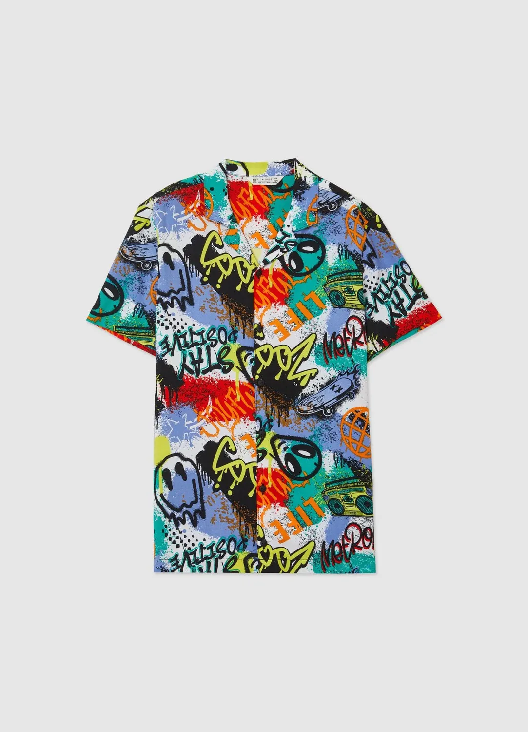 Calliope chemise graffiti chemise enfant manches courtes