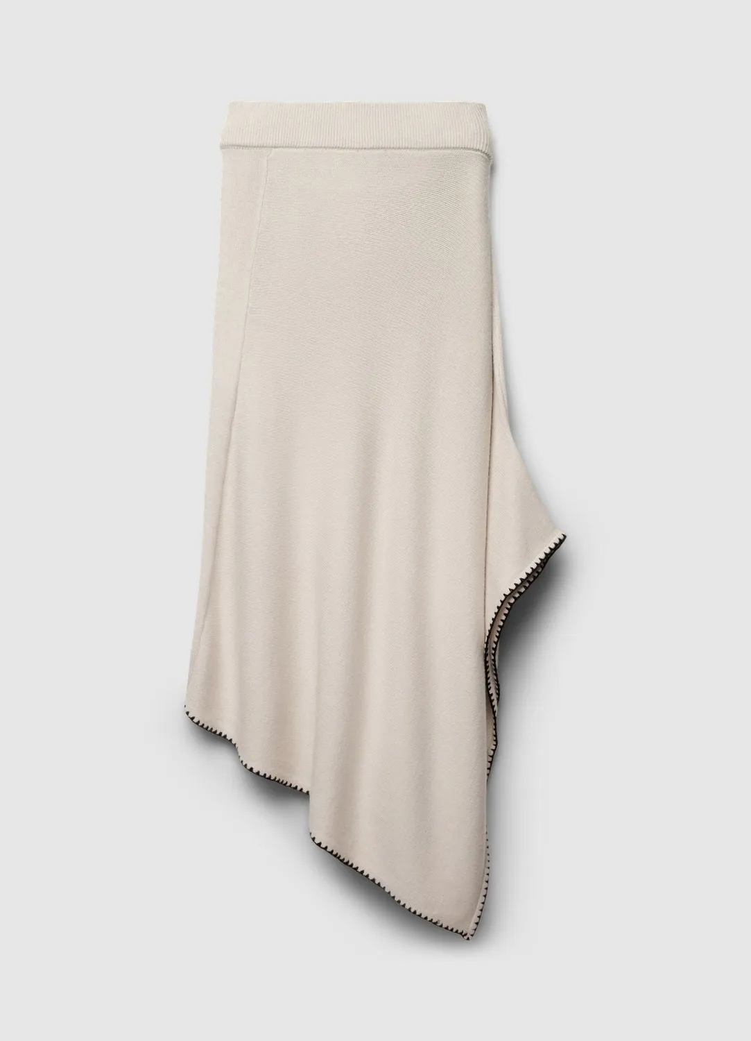 Calliope Jupe Asymétrique Surpiqûres Femme Jupe