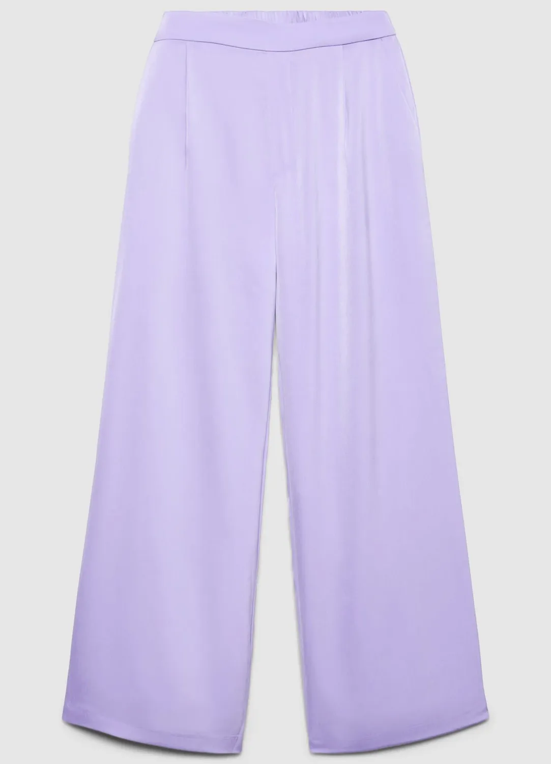 Calliope pantalon palazzo satiné fluide femme
