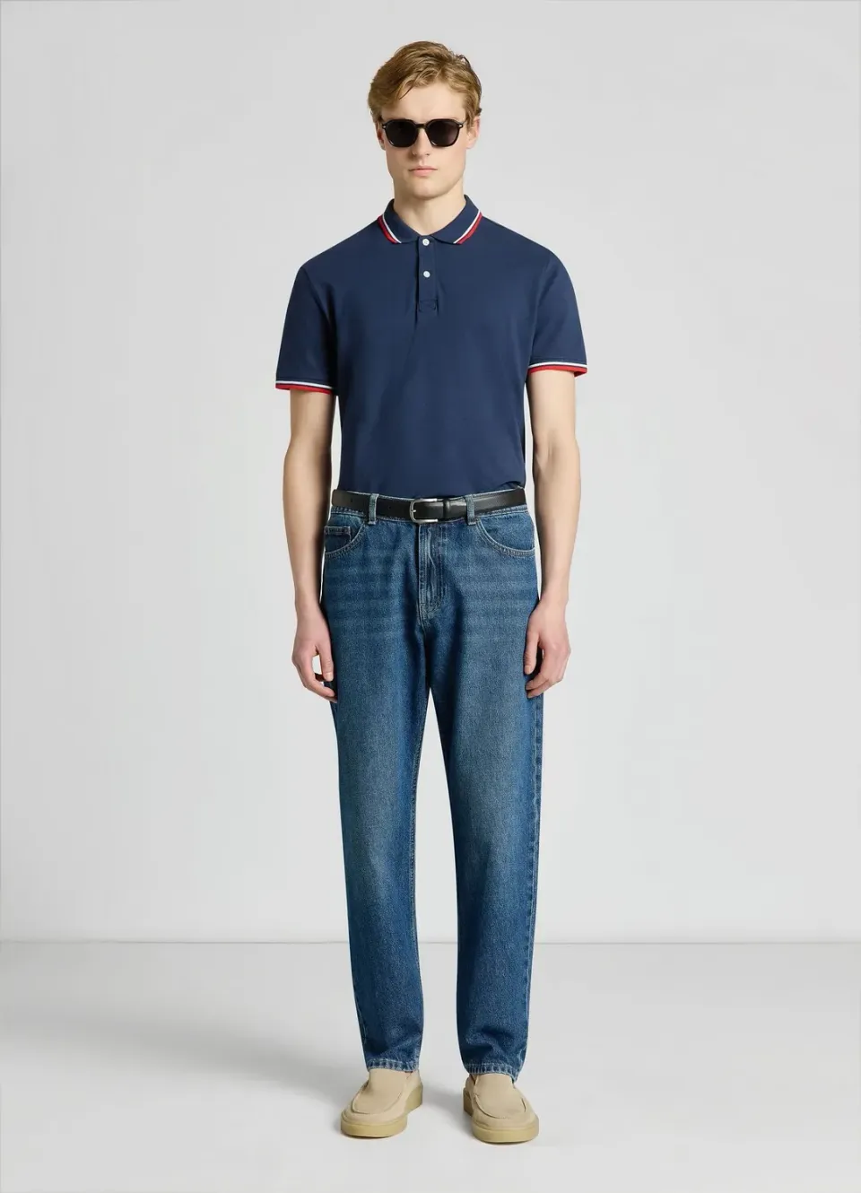 Calliope polo rayures coton homme