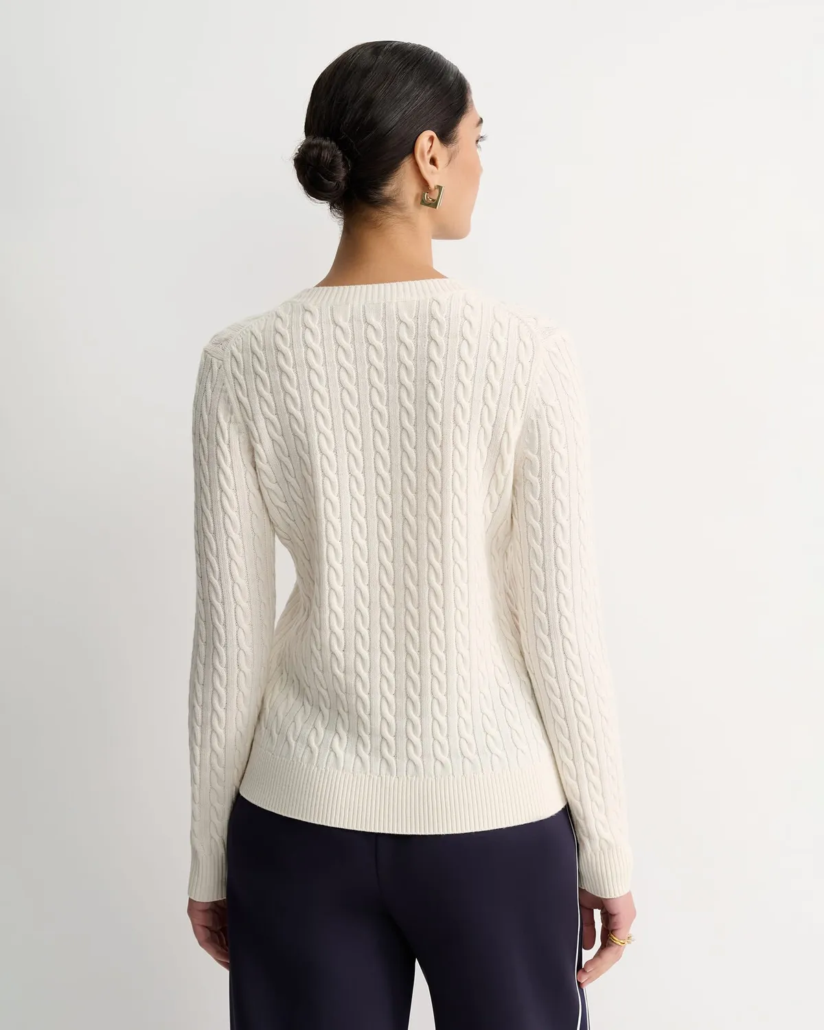 SportsCraft Baby Cable pull laine mérinos femme