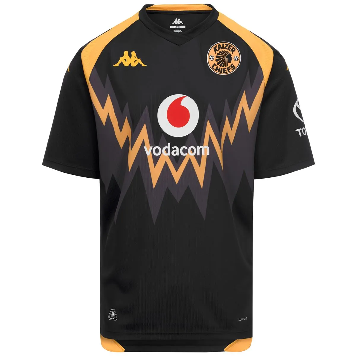Robe di Kappa Kombat Away Kaizer Chiefs 26/27 maillot homme noir