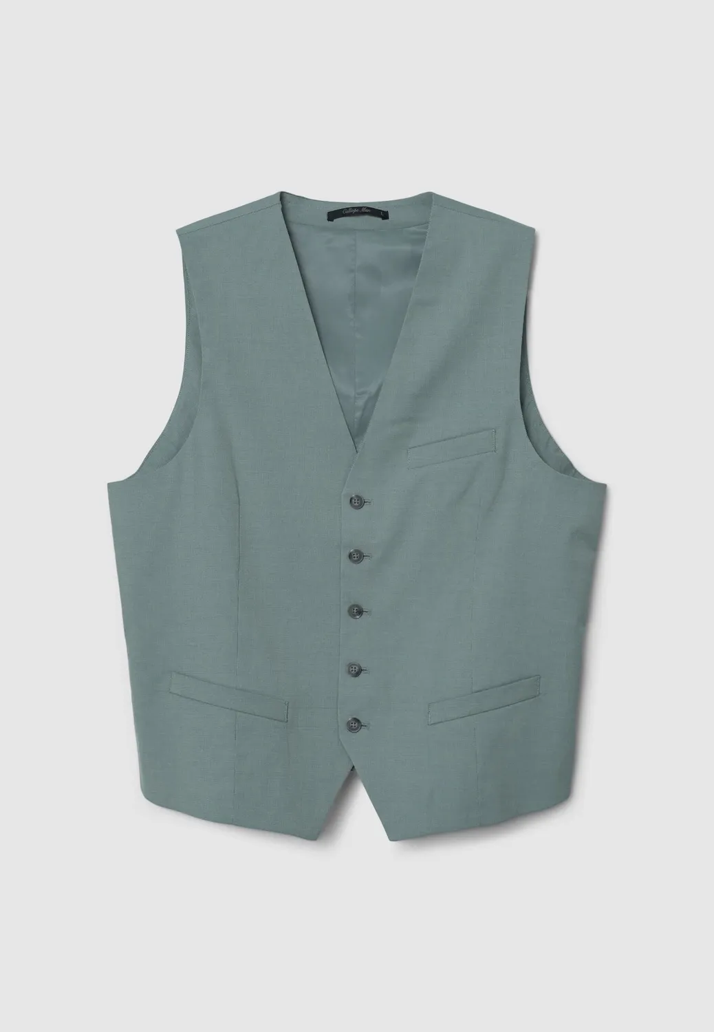 Calliope Gilet homme uni à boutons