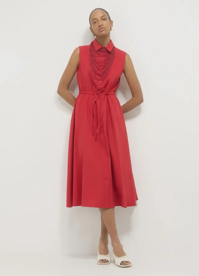 Calliope robe longue sans manches femme chemise