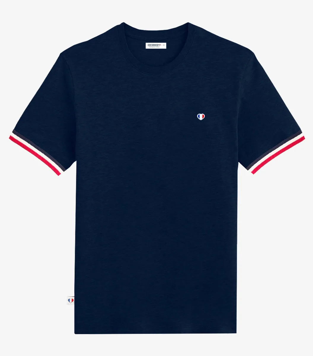 Cocorico Iconique Supporter t-shirt homme marine 100% coton